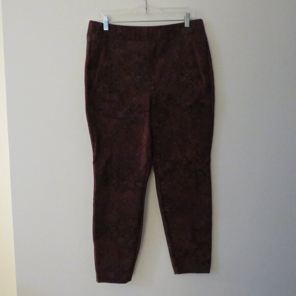 LANE BRYANT On The Go Slim Ankle Pant in Viper Snake Pull On - Size US 14 NWT - Picture 2 of 11